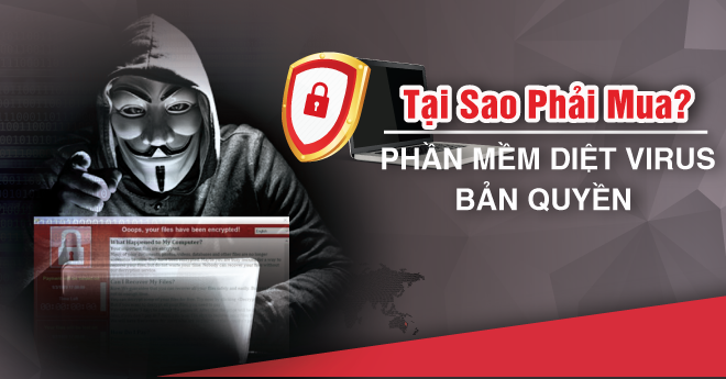 Tại Sao Phải Mua Phần Mềm Virus Bản Quyền