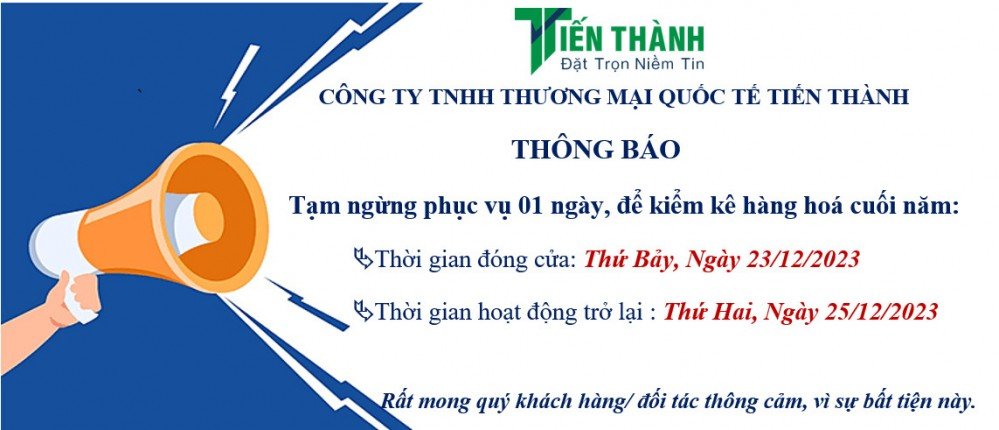 TẠM NGƯNG PHỤC VỤ ĐỂ KIỂM KÊ HÀNG CUỐI NĂM