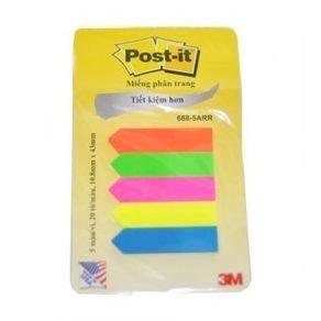 Phân trang Post it 3M 10,8x43mm 5 màu