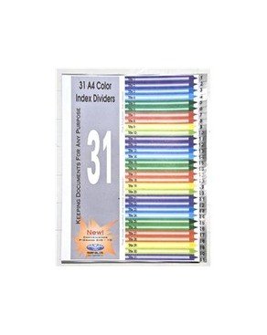Chia file (Phân trang) nhựa 31 số