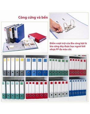 File còng bật 7cm khổ A Kingjim 2695
