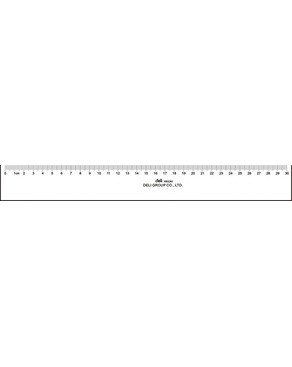 Thước kẻ Mica 30cm Deli 6230