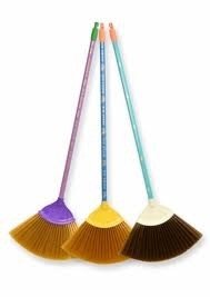 Chổi cước cán dài nhựa