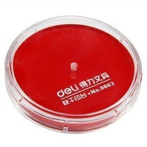 Hộp mực Deli dấu tròn