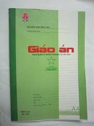 Sổ giáo án A4 HT 120tr