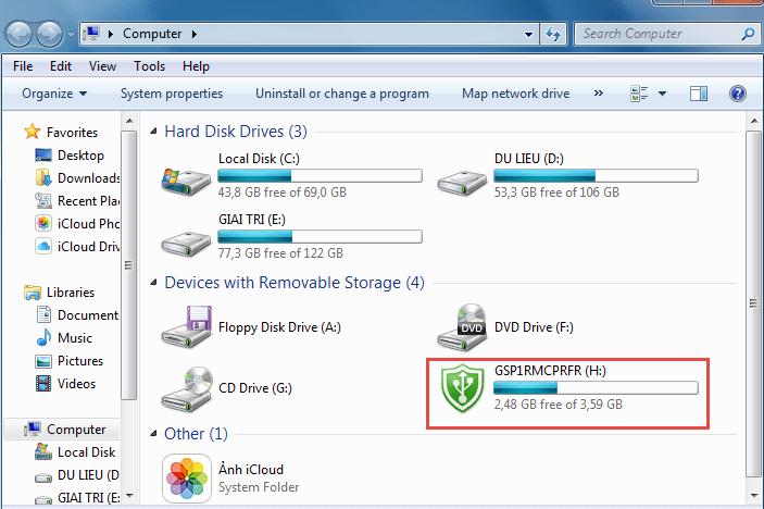 dat mat khau cho usb 6