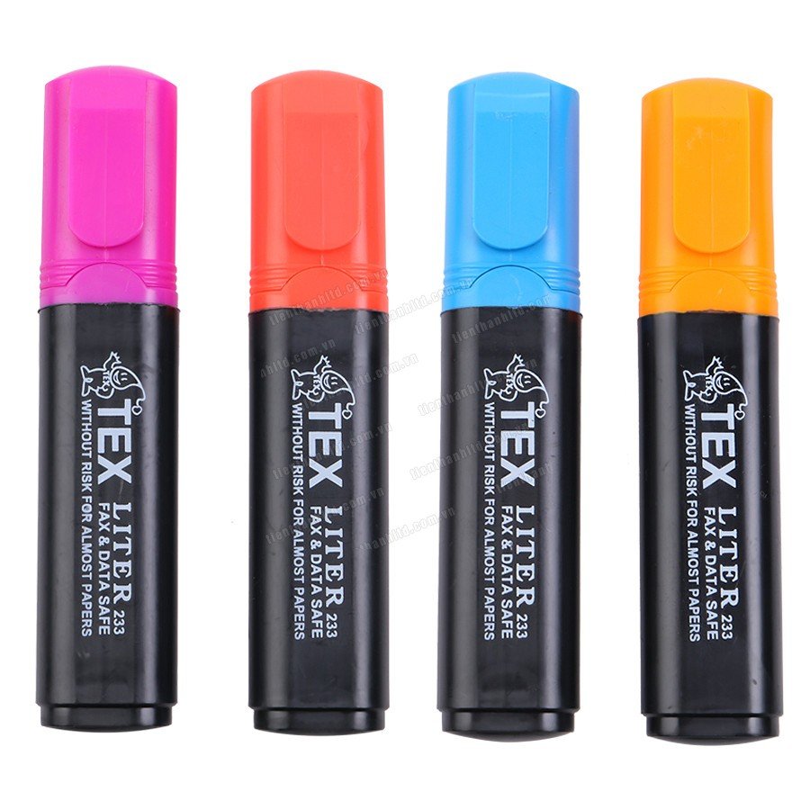 Bộ 4 Bút Dạ Quang Tex-233