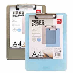 Trình ký A4 1 mặt nhựa trong Deli