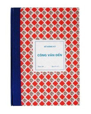 Sổ công văn đến dày