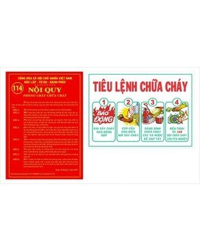 Bộ nội quy tiêu lệnh chữa cháy